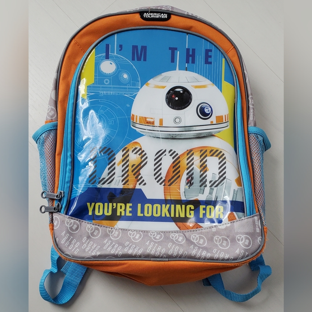 American Tourister Star Wars BB8 BB-8 Kids Boys Backpack School Droid R2D2 .....